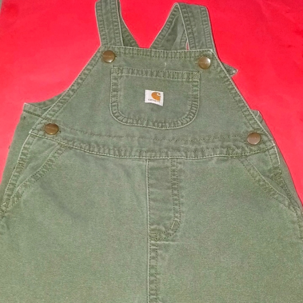 Carhartt ❤️🐕size 24 month🐤 overalls ❤️